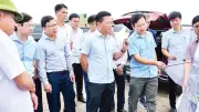 Dự án đường song hành Vành đai 5 Ninh Bình: Tháo gỡ khó khăn, đẩy nhanh tiến độ
