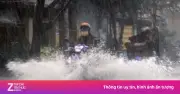 Gió mùa đông bắc tràn về, miền Bắc và Bắc Trung Bộ mưa rất to