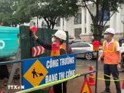 Hà Nội điều chỉnh giao thông phục vụ thi công dự án chống ngập