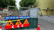 Hà Nội điều chỉnh phân luồng giao thông từ 23/5 phục vụ thi công thoát nước