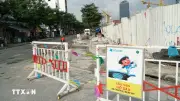 Hà Nội tổ chức giao thông nhiều tuyến đường phục vụ nâng cấp hệ thống chiếu sáng