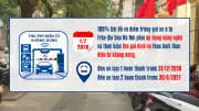 Hà Nội triển khai thu phí điện tử không dừng tại toàn bộ bãi đỗ xe từ ngày 17