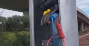 Hệ thống chiếu sáng cao tốc Biên Hòa - Vũng Tàu bị phá hoại, dây cáp bị cắt trộm