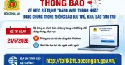 Hệ thống khai báo lưu trú mới của Bộ Công an: Tiện ích và triển khai tại 7 tỉnh, thành