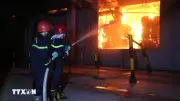 Hỏa hoạn lớn tại công ty sản xuất giấy bìa ở Hưng Yên