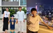 Hai con trai mặc hồng quan kỳ hạn đáng yêu lành lợi thừa hưởng gen trời của bố mẹ