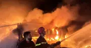 Hai vụ cháy lớn trong đêm tại Phú Thọ, gần 100 cảnh sát được huy động