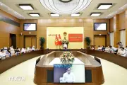 Hội nghị Ban Thường vụ Đảng ủy Quốc hội tại Hà Nội