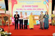 Hải Phòng: Chùa Cương Xá xác lập kỷ lục châu Á về tượng đá khắc chữ Vạn