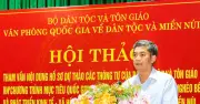 Hội thảo tham vấn dự thảo Thông tư phát triển vùng đồng bào DTTS và miền núi