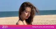 Hoa hậu Thanh Thủy khoe dáng nuột với bikini trong chuyến du lịch biển
