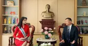 Đại sứ Việt Nam tại Venezuela tiếp Hoa hậu Mística Núñez trước thềm Miss World 2026