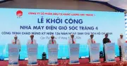 Khởi công Nhà máy Điện gió Sóc Trăng 4 và Phú Cường 1A, 1B tại Cần Thơ