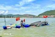Kịp thời cứu nạn 5 thuyền viên bị chìm tàu tại Nghệ An