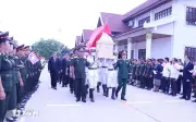 Lễ truy điệu hồi hương 9 hài cốt liệt sỹ Việt Nam hy sinh tại Bắc Lào