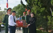 Lễ truy điệu và an táng 80 hài cốt liệt sĩ tại Nghệ An