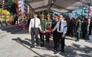Lễ truy điệu và an táng 9 liệt sĩ quân tình nguyện hy sinh tại Lào