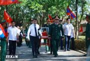 Lễ truy điệu và an táng hai cố liệt sĩ tại nghĩa trang liệt sĩ quốc gia Đường 9