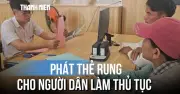 Làm thủ tục hành chính nộp hồ sơ nhận lại thẻ rừng như ở quán cà phê