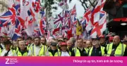 London bùng nổ biểu tình kép: Hàng chục nghìn người xuống đường, 43 người bị bắt