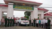 Mô hình 'Xe cứu thương 0 đồng Biên phòng' lan tỏa nghĩa tình quân dân