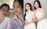Mẹ ruột Hoa hậu Thanh Thủy: Nhan sắc xinh đẹp, sống giản dị ở quê nhà
