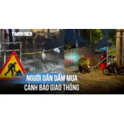 Mưa lớn biến công trình thành 'bãi người dân đạm mua cảnh báo'