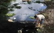 Mùi hôi bủa vây khu dân cư ven kênh chìm Sơn Tịnh