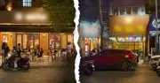 Một ngã tư, hai thế giới: Phố Nguyễn Đức Cảnh ảm đạm vì ô tô đỗ kín