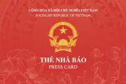 Mẫu thẻ nhà báo mới tích hợp mã QR xác thực thời gian thực