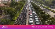 Ùn ứ cục bộ tại vòng xoay Điện Biên Phủ sáng đầu tuần do phân luồng mới