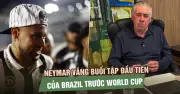 Neymar vắng buổi tập đầu tiên của Brazil vì chấn thương bắp chân