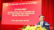 Đồng chí Đoàn Minh Huấn dự khai giảng lớp bồi dưỡng cán bộ cấp cơ sở năm 2026