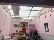 Đồng Tháp: Động lốc làm sập và tốc mái gần 50 căn nhà