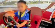Đồng Tháp: Phạt chủ tài khoản đăng clip bé 3 tuổi lái ca nô trên sông
