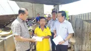 Đồng Tháp và Nghệ An hỗ trợ hộ dân thiệt hại do dông lốc
