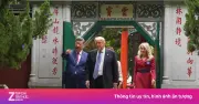 Ông Trump và ông Tập dạo vườn hồng, dự tiệc trà tại Trung Nam Hải