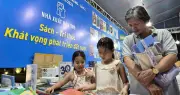 Ngày hội văn hóa đọc Đà Nẵng thu hút phụ huynh đưa con đến với sách