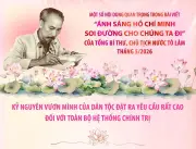 Ánh sáng Hồ Chí Minh soi đường cho kỷ nguyên vươn mình của dân tộc