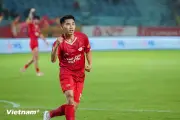 Đình Xuân Tiến ghi bàn giúp Thể Công Viettel thoát thua trước PVF-CAND