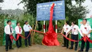 Nhựa Tiền Phong khánh thành cầu Bình Thể, nối liền yêu thương vùng cao Tuyên Quang