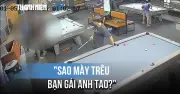Nhân viên nam bị nhóm người dùng trái bí đập vào đầu vì trêu ghẹo