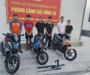 Đà Nẵng: Bắt nhóm thanh thiếu niên mang hung khí truy đuổi, đánh người
