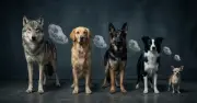 Não chó teo nhỏ 32% so với sói, nhưng thông minh hơn về mặt xã hội