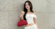 Áo trễ vai chân váy ngắn: Công thức thời trang 'bất bại' cho nàng