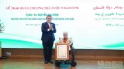 Palestine trao Huân chương Ngôi sao Công trạng cho nguyên Phó Chủ tịch nước Nguyễn Thị Bình