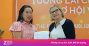 Phó chủ tịch Hội sách Frankfurt trao thư mời cho ngành xuất bản Việt Nam