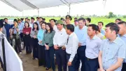 Phó Chủ tịch Quốc hội khảo sát dự án đường sắt Lào Cai-Hà Nội-Hải Phòng