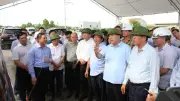 Phó Thủ tướng kiểm tra tiến độ Vành đai 4 và Cảng hàng không Gia Bình