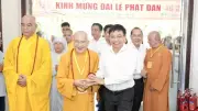 Phó Thủ tướng Nguyễn Văn Thắng chúc mừng Phật đản tại chùa Từ Đàm